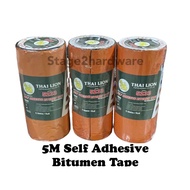 5M SAF Self Adhesive TAPE Fix Roof Leak Proof Solution Bitumen Tape Flash Band Getah Bumbung Rabung 