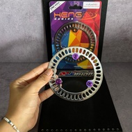 Heng stainless ABS disc Set with original grade 5 titanium bolts for Nmax Aerox Xmax Lexi125