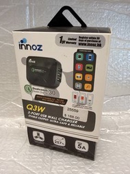 Innoz Q3W 3-Port USB Wall Charger, 三頭USB充電器 Qualcomm Quick Charge 3.0