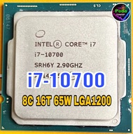 ซีพียู CPU Intel Core i7 10700 8คอ16เทรด 65W LGA 1200 ฟรีซิลิโคน1ซอง i7 10700