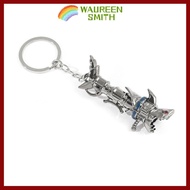 WAUREENSMITH Arcane Necklace Jewelry, LOL Metal Jinx Keychain,  Game League of Legend Game Accessori