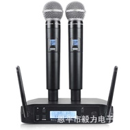 Straight AMI UHF GLXD4 FM Wireless Microphone One for Two Wireless Microphone Pair Frequency Microph