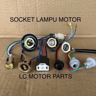 SOCKET LAMPU DEPAN BELAKANG SIGNAL EX5 C70 RXZ KRISS WAVE 125 Y80 W125 GBO CDI Y125 LC135 Y15 RS150 