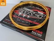 วงล้ออลูมิเนียม AKEI ยกขอบ 17-18 เกรดพรีเมี่ยม ขนาด 1.40×17 1.40×18 จำนวน 1 วง #วงล้อ AKEI ยกขอบ 17 