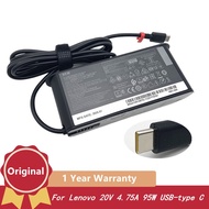 95W Type C Charger 20V 4.75A ADLX95YLC3A ADLX95YCC3A ADLX95YCC3 AC Adapter 14S for Lenovo THINKPAD X