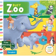 (New) หนังสือนิทานภาษาอังกฤษ Busy Zoo ( Board book )