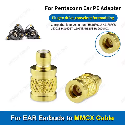 MMCX to Acoustune EAR Pentaconn EAR Adapter for Acoustune HS1650CU/HS1655CU/1670SS/HS1790ti Plug mmc
