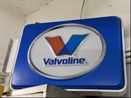 90s VINTAGE VALVOLINE ILLUMINATED SIGN 美國汽車機油廣告燈箱 29x20 吋