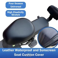 ALLEY Electric Vehicle Seat Cover, Leather Waterproof Cushion Cover, Universal Sunscreen Back Seat C