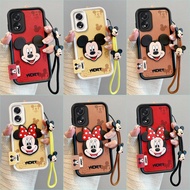 Casing OPPO A18 A38 A58 A78 comel Mickey silikon lembut phone casing