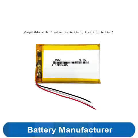 1300mAh 503759 Battery For Steelseries Arctis 1 3 7 Headset Headphone