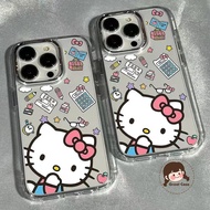 Cute HelloKitty Computer Plating Phone Case For Vivo V60 V50 V40 V40E V30E V30 V29 V27E V29E V25E V2