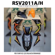 Rapido Coverset cover set (sticker Tanam) RS150 V2 (23) Colour :  Black/Orange, Red/Grey, Grey/Silver, Nardo Grey/yellow