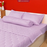 Vỏ gối Ôm Lụa Tencel Lyocell Lalas Bedding Size 35x100 cm cao cấp màu trơn bao gối ôm có khoá kéo ti