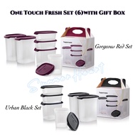 Tupperware One Touch Fresh Set (6)with Box