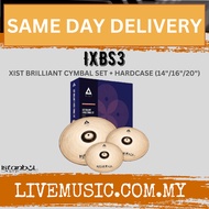 Istanbul Agop Cymbals Xist Brilliant Set 14" Hi-Hats 16" Crash 20" Ride Cymbal Pack (IXBS3)