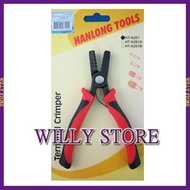 [WILLY STORE] HT-A261 European Terminal Crimping Pliers 0.25-2.5mm2 513.A261