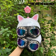 Ai Cat 2 Colors Super Unique Cute Helmet Mount - Upgraded Version With Easy Mounting Base, Tighter T