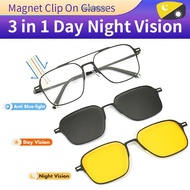 NARCISSUS13A0E Anti Blue Light Glasses  Style Clips Magnetic Glasses Metal Computer Glasses with Mag