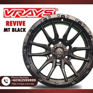 [1pc] HILUX 20" 4X4 RIM EC0722KD003 REVIVE 20X9 6H139.7 ET-12 MT BLACK