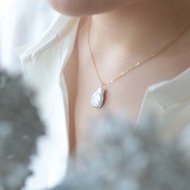 14KGF 巴洛克珍珠項鍊│天然石 珍珠