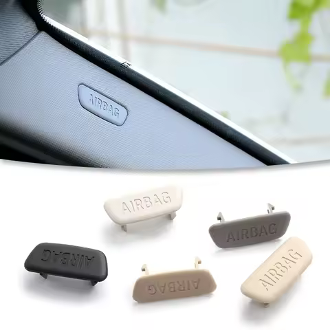 Car A Pillar Insert Trim Cover "AIRBAG"Badge Pearl For BMW E F G Series F30 F35 F15 F16 E70 E71 E60 