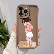 Weighing Girls Phone case for OPPO A38 A18 A98 A38 A53 A12 A76 A58 A55 reno11 reno10 reno8 reno7 reno6 reno5 reno4 Soft Shockproof Silicone cover