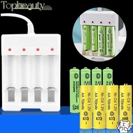 TOPBEAUTY AA / AAA Battery Charger Universal Adapter Rechargeable USB Battery Charger