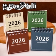 2026 Mini Calendar Desktop Calendar Kalender Small Calendar Office Desktop Decor Student Stationery 