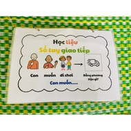 Learning materials for communication books for children (Pecs)