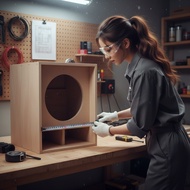 Mini Scoop Speaker Box 8/s 10/s 12 15 Inch Wood Material Qualitypilihan