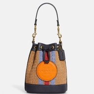 Coach Mini Dempsey Bucket Bag With Coach Patch