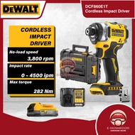 Dewalt 18V/20V Brushless Cordless Impact Driver 1/4" 6.35mm DCF860E1T-B1
