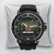 Jam Tangan Pria Rubber Custom Mclaren honda logo