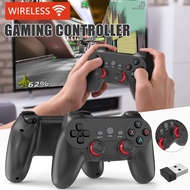 2 PCS 2.4Ghz Wireless Gamepad No Lag Game Controller USB Game Joystick for PC Android TV Box Game Bo