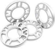 BRONEVO Universal 12mm（1/2''） Wheel Spacers - Pack of 4 for Most 4 & 5 Lug Wheels/Rims - 4x98 4x100 