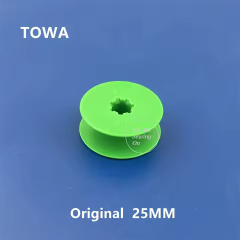 TOWA Original Large Plastic Bobbin 25mm 2.0X DY 6-7 Bobbin For Automatic Template Quilting Synchrono