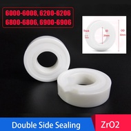 ZrO2 Zirconia Full Ceramic Bearing Double Side Sealed Ball Bearings 6000-6008,6200-6206,6800-6806,69