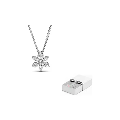 Pandora Six Pointed Star 925 Sterling Silver Necklaces Women's Silver 392387C01
