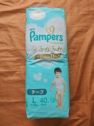 日版Pampers L 碼 9-14kg 尿片 40片裝