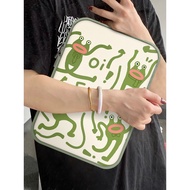 Cute Big Beak Frog Tablet PC Liner Bag 47cm Girls Suitable for Apple mac Notebook Tablet Storage Bag