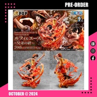 <實體舖新開張> 24年10月預訂！魂限定！全新未開封 行版/日版 Megahouse Portrait.Of.Pirates P.O.P POP NEO-MAXIMUM 路飛 Luffy & 艾斯 
