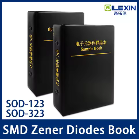 SMD Zener Diode Book SOD-323 0805 SOD-123 1206 2.4v-30v 28 Values Package Assorted Kit 0.5W 1/2W eri
