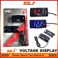 VRX UNIVERSAL METER VOLTAGE DISPLAY METER VOLTAGE METER VOLT DIGITAL BLUE RED