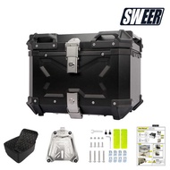 45L 55L 65L 80L 85L Motorcycle Quick Release Aluminum Alloy Tail Box Stainless Steel Bottom Plate El