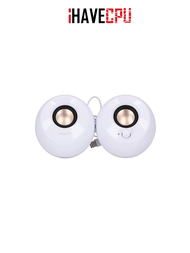 iHAVECPU SPEAKER (ลำโพง) CREATIVE PEBBLE 2.0 (WHITE)