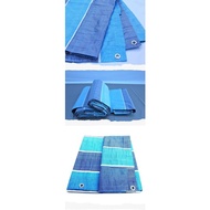 GRADE AAAA  BLUE & WHITE CANVAS PE TARPAULIN /KAULITI BAIK KANVAS PE TARPAULIN