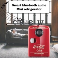 Mini refrigerator with built-in bluetooth speaker