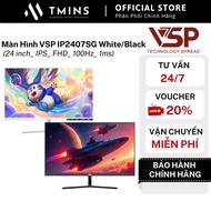 VSP IP2407SG White/Black Monitor (24 inch_ IPS_ FHD_ 100Hz_ 1ms) - Genuine product