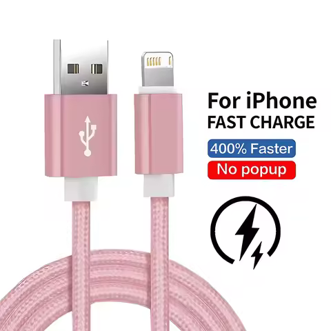 USB Charge Cable For iPhone 11 12 mini 13 14 Pro Max X XR XS Max 6 6S 7 8 Plus SE Fast Charging Cabl